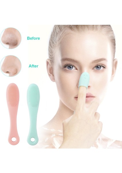 Silikon Yüz Temizleyici Siyah Nokta Giderici Fırça Temizleyici Burun Gözenek Fırçası (Yurt Dışından) fırsatları