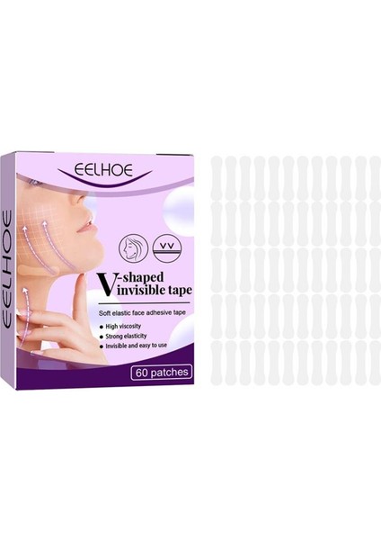 60 Adet/paket V Yüz Makyaj Facelifting Yama Yapışkanlı Görünmez Bant Kaldırma Yüz Etiket Kaldırma Çene Sıkın Cilt Bakımı Araçları Yeni (Yurt Dışından) fiyatları