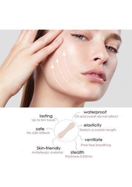 60 Adet/paket V Yüz Makyaj Facelifting Yama Yapışkanlı Görünmez Bant Kaldırma Yüz Etiket Kaldırma Çene Sıkın Cilt Bakımı Araçları Yeni (Yurt Dışından) fırsatları