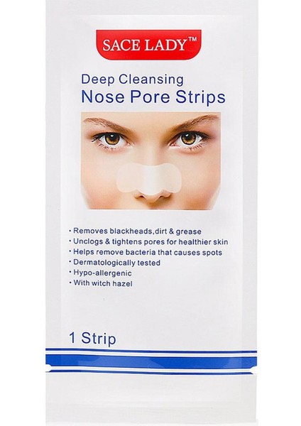 Slns Burun Siyah Nokta Giderici Pnose Şeritleri Temizleyici Soyulabilir (Yurt Dışından)