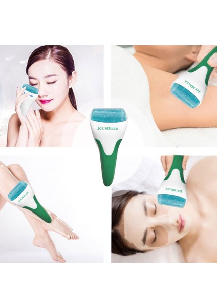Yüz Silindiri Soğuk Buz Rulosu Masajı - Yeşil (Yurt Dışından) indirimleri
