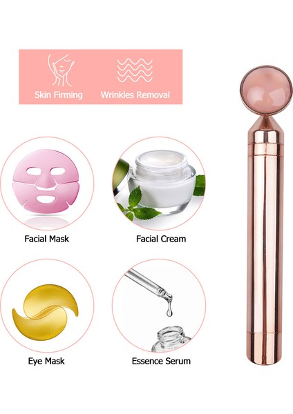 Kebidu 2'si 1 Arada Elektrikli Silindir Masajı Yüz Vücut Cilt Bakımı Otomatik Masaj Çubuğu Aracı - Gül Altın (Yurt Dışından) indirimleri