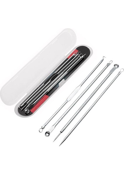 Nıcare 4 Adet Paslanmaz Çelik Akne Temizleme Iğneleri Akne Sivilce Siyah Nokta Remover Yüz Cilt Bakımı Güzellik Akne Tedavisi Gözenek Temizleyicigümüş (Gümüş) (Yurt Dışından) fiyatları