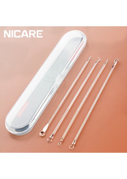Nıcare 4 Adet Paslanmaz Çelik Akne Temizleme Iğneleri Akne Sivilce Siyah Nokta Remover Yüz Cilt Bakımı Güzellik Akne Tedavisi Gözenek Temizleyicigümüş (Gümüş) (Yurt Dışından) modelleri