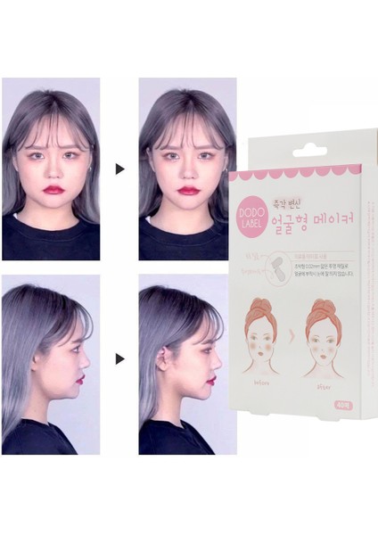 40 Adet Etiket Görünmez Ince V Şekli Yüz Yüz Kaldırma Yapışkan Bant Çene Sıcak Satış (Yurt Dışından) indirimleri