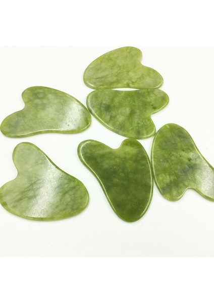 Doğal Yeşim Guasha Masaj Taş Gua Sha Kurulu Güzellik Aracı Sağlık Guasha Kazıyıcı Yüz Kaldırma Masaj Meridyen Kazıma (Yurt Dışından) fiyatları