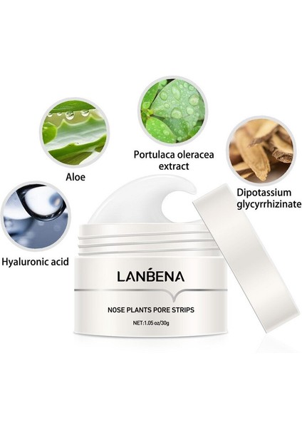 Siyah Nokta Remover Burun Yüz Maskesi Gözenek Şerit Yırtılma Siyah Maske Soyma Akne Derin Temizlik Unisex Cilt Bakımı 30G (Yurt Dışından)