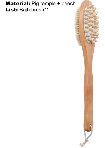 Trendygirl Vücut Fırçası Çok Fonksiyonlu Çift Taraflı Cilt Bakımı Kuru Vücut Fırçası (Yurt Dışından) modelleri