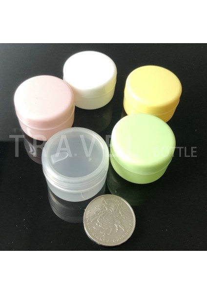 10 Adet 10G Plastik Boş Makyaj Kavanoz Pot Doldurulabilir Numune Şişeleri Seyahat Yüz Kremi Losyon Kozmetik Konteyner 5 Renk Pembe/beyaz (Yurt Dışından) fiyatları