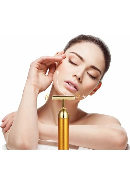 Enerji 24 K Altın T Güzellik Bar Yüz Masajı Masaj T Şeklinde Enerji Güzellik Çubuğu Darbe Sıkılaştırıcı Yüz Masajı Kaldırma Aracı (Yurt Dışından) fiyatları