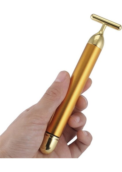 Enerji 24 K Altın T Güzellik Bar Yüz Masajı Masaj T Şeklinde Enerji Güzellik Çubuğu Darbe Sıkılaştırıcı Yüz Masajı Kaldırma Aracı (Yurt Dışından) modelleri