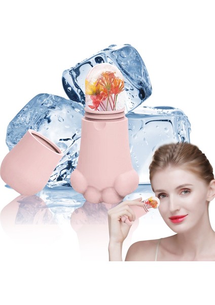 Cilt Bakımı Güzellik Soğuk Masaj Rulo Kaldırma Şekillendirme Aracı Buz Yüz Masajı Yeniden Kullanılabilir Silikon Buz Küpü Tepsileri Yüz Masajı (Yurt Dışından) fiyatları