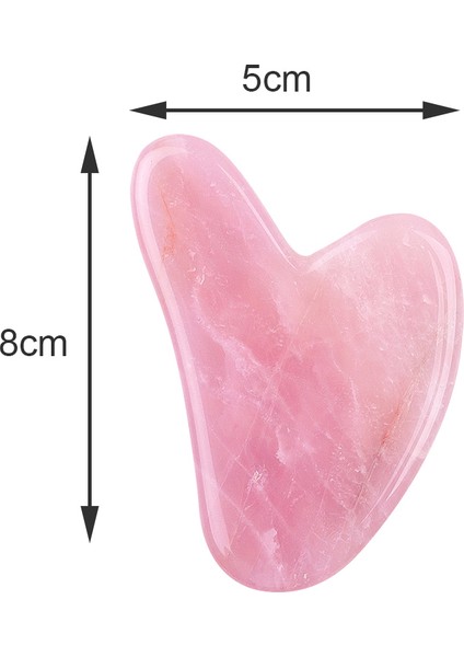 Kebidu Kristal Pembe Doğal Taş Kalp Şeklinde Yeşim Kazıma Tahtası Yüz Boyun Vücut Guasha Tahtası (Yurt Dışından) indirimleri