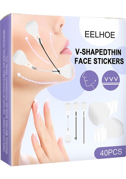 Yüz Gerdirme Etiketi Elastik Güçlendirme Sıkılaştırıcı Yüz Sıkılaştırıcı Yama (Yurt Dışından)