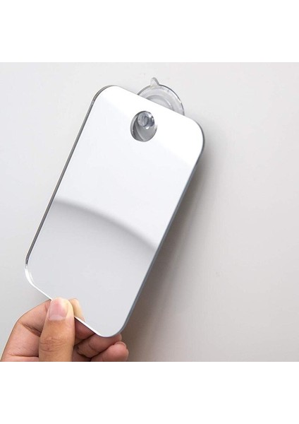 Duş Banyo Aynası Banyo Araçları Akrilik Tıraş Makyaj Aynaları Tuvalet Seyahat Aksesuarları Erkekler Kadınlar Için Duvar Emme ile (Yurt Dışından)