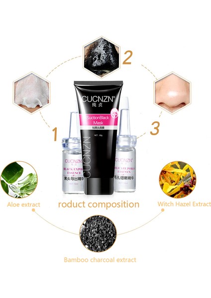 Parça Essence Yüz Maskesi Tüm Yüze Uygun T Bölgesi Siyah Noktaları Eğitir (Yurt Dışından) indirimleri