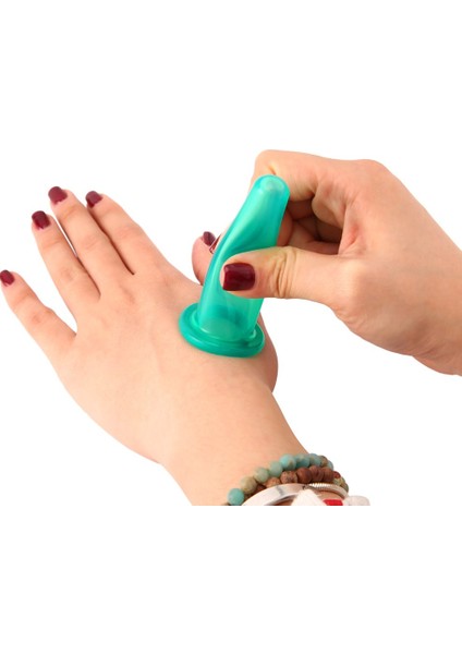 Adet Silikon Yüz Göz Çukurluğu Kavanoz Temizleme Fırçası ile Yüz Masaj Bardakları - Yeşil (Yurt Dışından) fırsatları