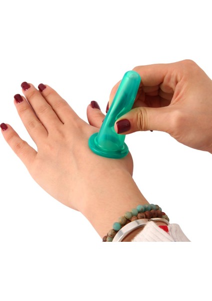 Adet Silikon Yüz Göz Çukurluğu Kavanoz Temizleme Fırçası ile Yüz Masaj Bardakları - Yeşil (Yurt Dışından) indirimleri