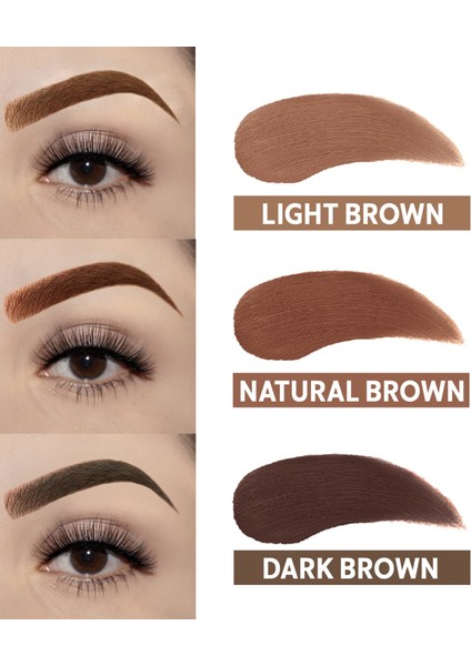 Kaş Damgası Şablon Seti 2'li Açık Kahverengi + Kahverengi Siyah Tek Adımlı Kaş Damgası Şekillendirme Seti (Yurt Dışından) fırsatları