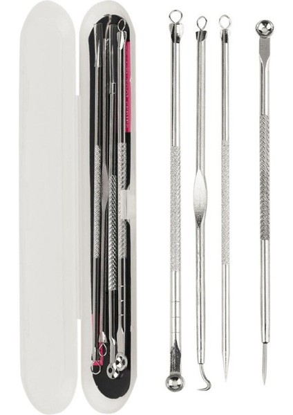 1/4/5 Adet/takım Çift Uçlu Akne Iğnesi Siyah Nokta Leke Çıkarıcı Sivilce Komedon Yüz Temizleme Cilt Paslanmaz Çanta Veya Kutu Rastgele (Yurt Dışından)