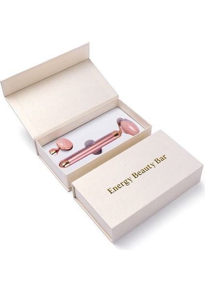 2 In 1 Elektrikli Doğal Gül Kuvars Yeşim Rulo Yüz Kaldırma Kristal Yeşim Taşı Yüz Rulo Güzellik Masaj Aletipembe-(Pembe-) (Yurt Dışından) indirimleri