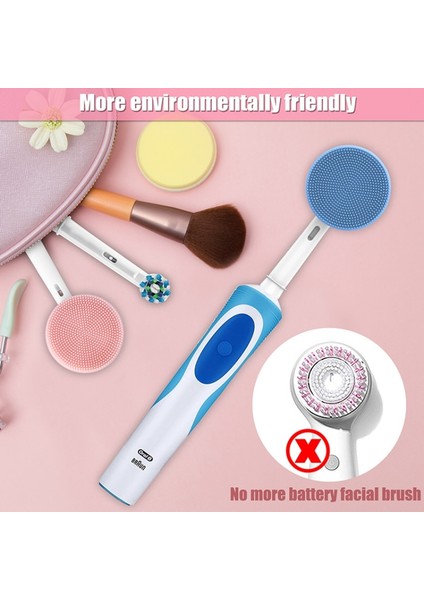 Oral B Elektrikli Diş Fırçası Için Yedek Fırça Kafaları Yüz Temizleme Fırçası Kafası Elektrikli Temizleme Başlığı Yüz Cilt Bakımı Araçları (Yurt Dışından) fiyatları