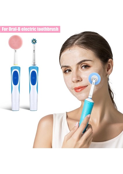 Oral B Elektrikli Diş Fırçası Için Yedek Fırça Kafaları Yüz Temizleme Fırçası Kafası Elektrikli Temizleme Başlığı Yüz Cilt Bakımı Araçları (Yurt Dışından) fırsatları