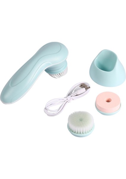 Yüz Temizleyiciler Değiştirilebilir Başlıklar Elektrikli Döner Yüz Temizleme Fırçası Yüz Temizleyiciler (Mavi) (Yurt Dışından) modelleri