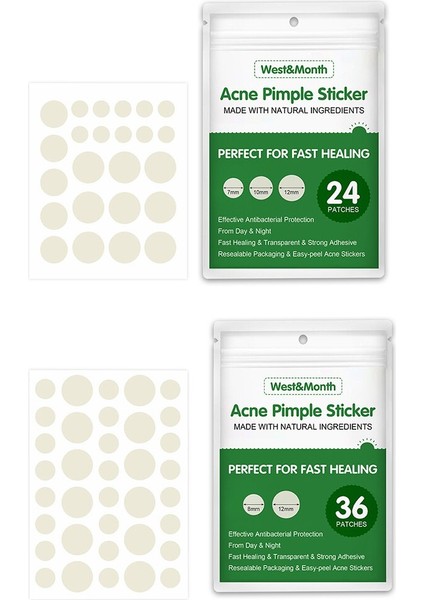 24/36 Adet Yamalar Güzellik Akne Araçları Sivilce Yama Seti Cilt Etiketi Sökücü Sivilce Ana Hidrokolloid Yama Yüz Cilt Bakımı (Yurt Dışından) modelleri