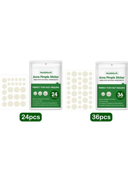 24/36 Adet Yamalar Güzellik Akne Araçları Sivilce Yama Seti Cilt Etiketi Sökücü Sivilce Ana Hidrokolloid Yama Yüz Cilt Bakımı (Yurt Dışından) fırsatları