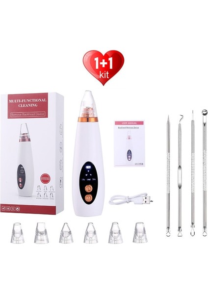 Burun Yüz Vakum Emme Siyah Nokta Akne Sökücü Elektrikli Emme Siyah Nokta Akne Sökücü Temiz Iğne Cilt Güzellik Bakım Aracı Tam Araç Seti 1 (Tam Araç Seti 1) (Yurt Dışından) modelleri
