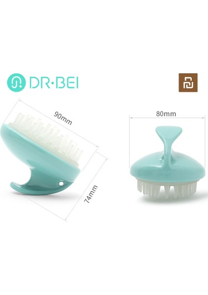 Yumuşak Silikon Şampuan Masaj Fırçası Saç Derisi Bakım Tarağı Ayrılabilir Banyo Kaynağı (Yurt Dışından) modelleri