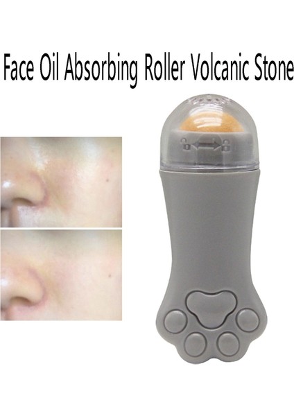 Doğal Volkanik Rulo Yüz Yağı Emme Rulo Topu Gri (Yurt Dışından) indirimleri