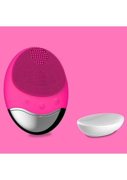 Bambu Kömür Silikon Yüz Temizleme Cihazı USB Elektrikli Gözenek Temizleme - Gül Kırmızısı (Yurt Dışından) fırsatları