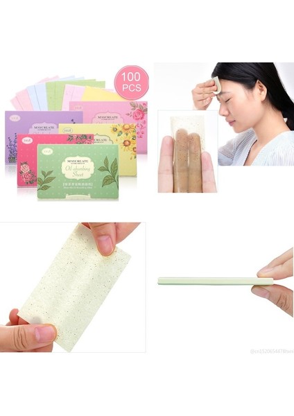 100 Yaprak/torba Yağ Kurutma Kağıdı Lavanta Yeşil Çay Papatya Yağı Kontrol Sayfaları Yüz Temizleme Emici Kağıt Makyaj Aracı Tslm1 (Yurt Dışından) fiyatları