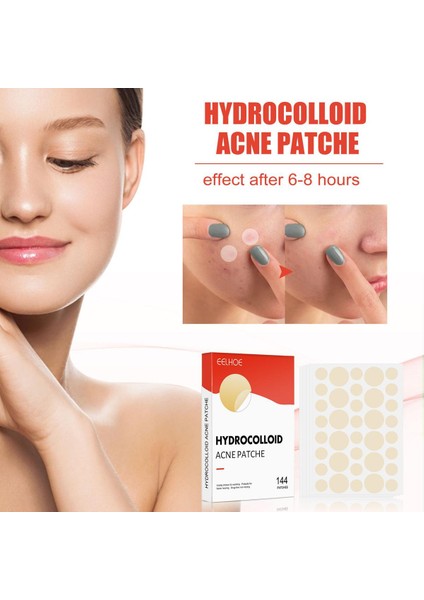 144 Adet Akne Sivilce Yamalar Cilt Etiketi Sökücü Yama Akne Leke Tedavisi Çay Ağacı Aynısafa Yağı Hidrokolloid Bandajlar (Yurt Dışından)