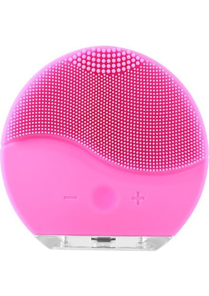 Silikon Elektrikli Temizleme USB Şarjı Su Geçirmez Güzellik Enstrümanı Açık Pembe (Yurt Dışından)