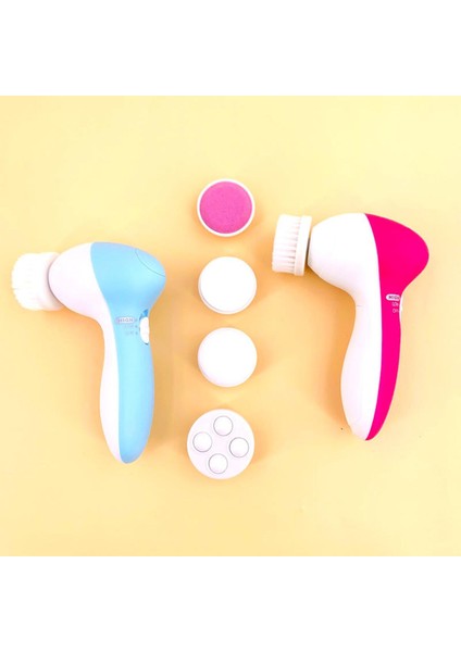 In 1 Yüz Temizleme Fırçası Silikon Yüz Fırçası Elektrikli Yıkama Yüz Makinesi Derin Temizleme Gözenek Cilt Bakımı Yüz Masaj Fırçası (Yurt Dışından)