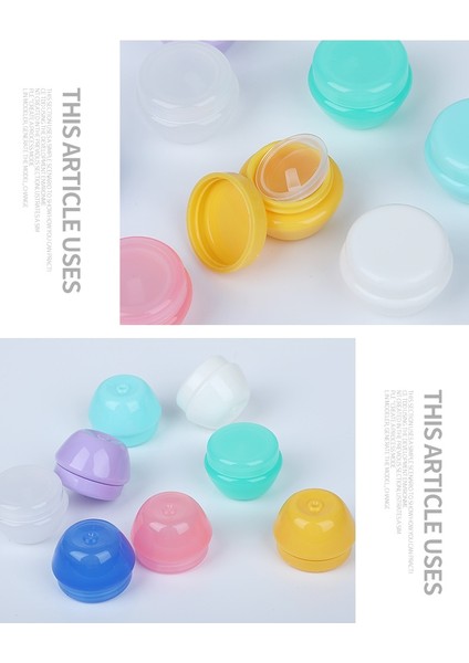 5 Adet/grup Mini Boş Kavanoz Tencere Kozmetik Makyaj Iç Kapak Yüz Kremi Dudak Balsam Kabı Benim Doldurulabilir Şişeler (Yurt Dışından) fiyatları