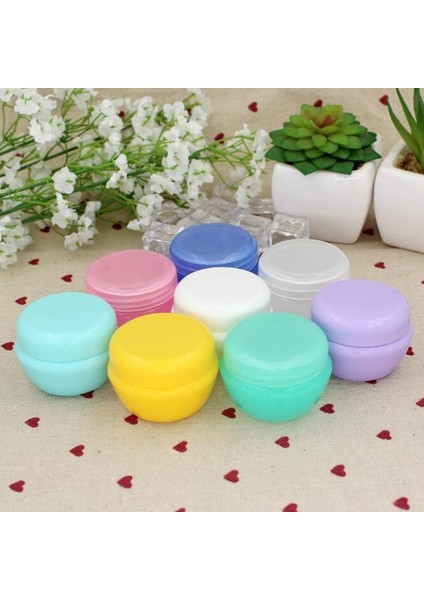 5 Adet/grup Mini Boş Kavanoz Tencere Kozmetik Makyaj Iç Kapak Yüz Kremi Dudak Balsam Kabı Benim Doldurulabilir Şişeler (Yurt Dışından) fırsatları