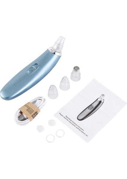 Şarj Edilebilir Mikrokristalin Siyah Kafa Masajı Yüz Gözenek Vakum Çıkarıcı (Yurt Dışından)