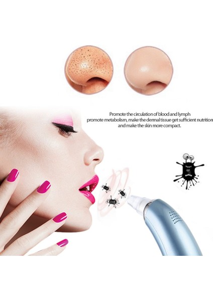 Şarj Edilebilir Mikrokristalin Siyah Kafa Masajı Yüz Gözenek Vakum Çıkarıcı (Yurt Dışından) fiyatları