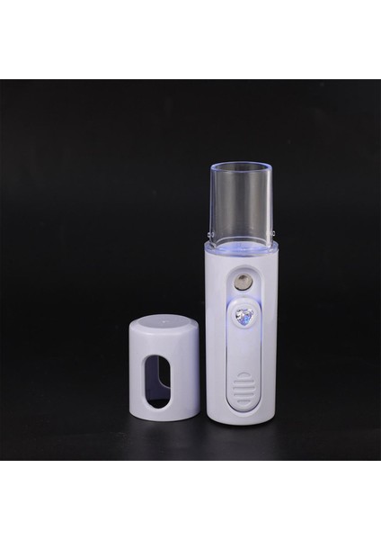 Yüz Buhar Makinesi Nano Buhar Makinesi Kullanışlı Mister Yüz Sis Spreyi Nem Yüz Püskürtücü Şarj Edilebilir Mini USB Şarj Yüz Spa (Yurt Dışından)