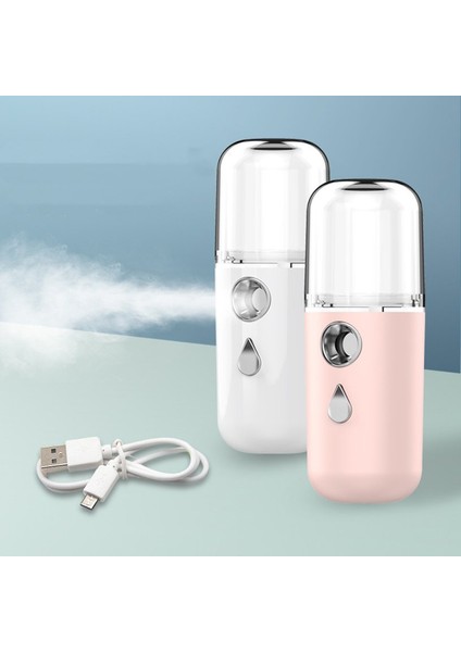 Nano Sprey Nemlendirici Instent Porle Şarj Edilebilir Handld Fal Steamer (Yurt Dışından) fırsatları