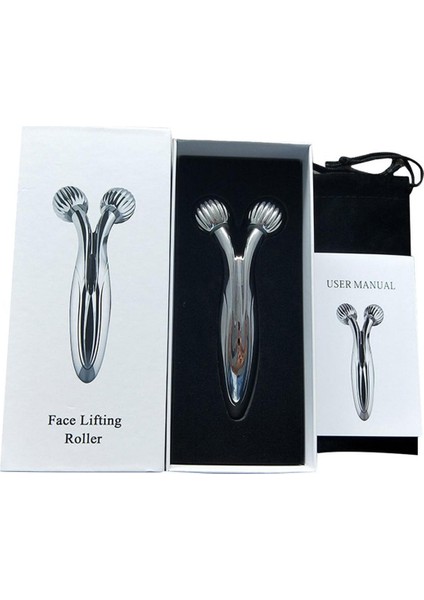 Yüz Y-Şekilli Güzellik Rulo Masajı Taşınabilir Moda Yüz Aracı (Yurt Dışından)