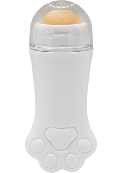 Doğal Volkanik Rulo Yağ Kontrolü Haddeleme Taş Yüz Cilt Bakımı Aracı Yüz Temizleme Yağı Emme Rulo Topu Beyaz (Yurt Dışından)