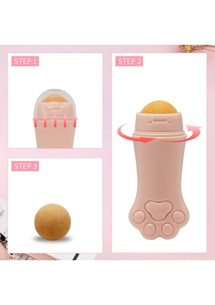 Doğal Volkanik Rulo Yağ Kontrolü Haddeleme Taş Yüz Cilt Bakımı Aracı Yüz Temizleme Yağı Emme Rulo Topu Beyaz (Yurt Dışından) fırsatları