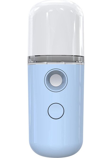 Laıkou Nano Püskürtücü USB Sprey Güzellik Yüz Sis Püskürtücü Nemlendirici Nemlendirici Yatıştırıcı Soğutma Mavi 30ML (Yurt Dışından)