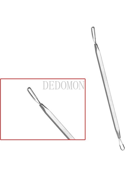 11/4 Adet Set Siyah Nokta Komedon Akne Sivilce Siyah Nokta Remover Aracı Kaşık Yüz Cilt Bakımı Aracı Iğneler Yüz Gözenek Temizleyici (Yurt Dışından)