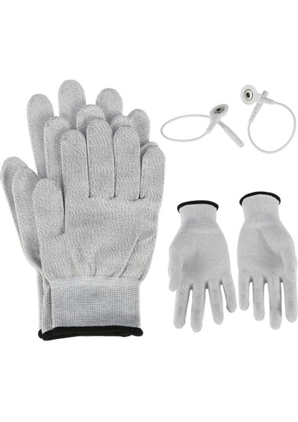 Çift Onlarca Makine Iletken Eldiven Yüz Masajı Elektro Terapi Elektrot El Masaj Eldiveni Elektroterapi Kurşun Tellerl（l） (Yurt Dışından) modelleri